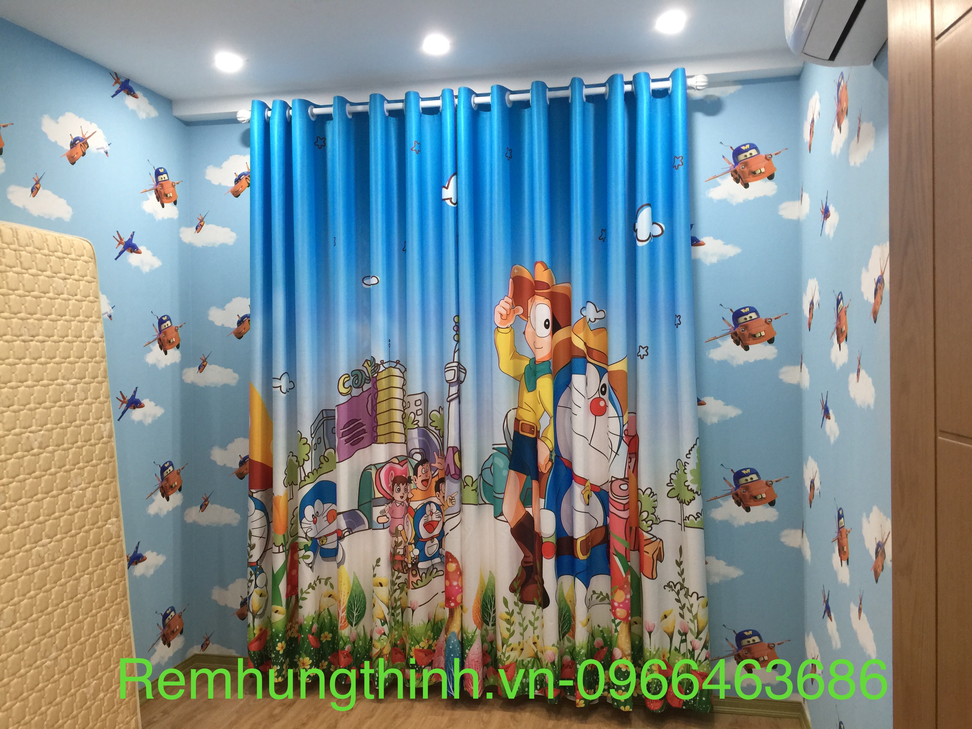 Địa chỉ mua rèm vải trẻ em tại xã Hoà Sơn huyện Lương Sơn, Hoà Bình