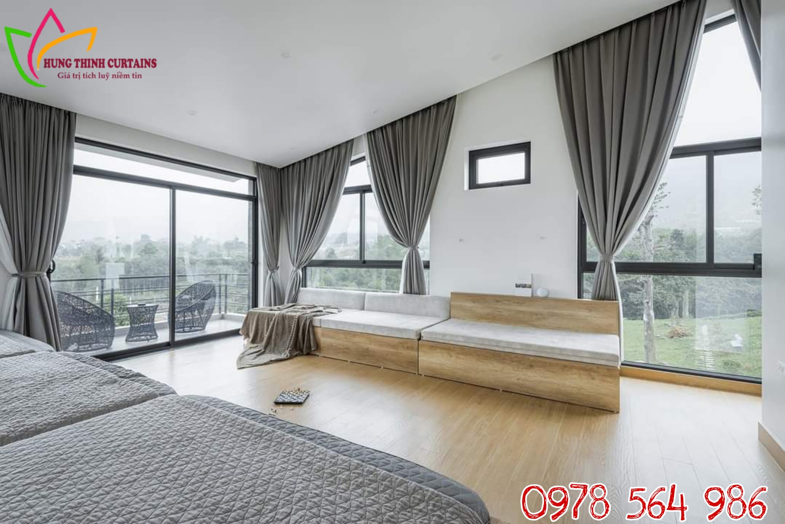 Lựa chọn rèm cửa biệt thự tại TP Hạ Long - Quảng Ninh 0966463686