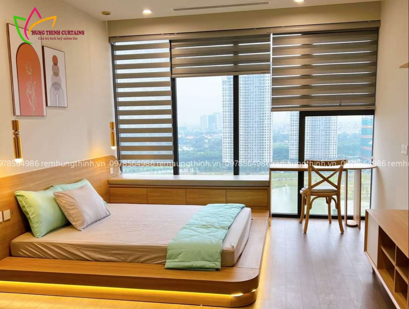 Chọn Rèm Cầu Vồng Phòng Ngủ Tại Thường Tín- Phú Xuyên